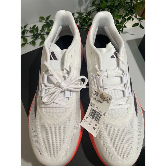 Adidas Duramo Speed M Mens Running Shoes 11.5 White&Pink Lightweight Mesh Upper - Picture 11 of 11